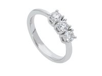 Anello Babila Milano Donna Trilogy in Oro bianco Diamante 0.15 Ct BBB21015C - BBB21015C